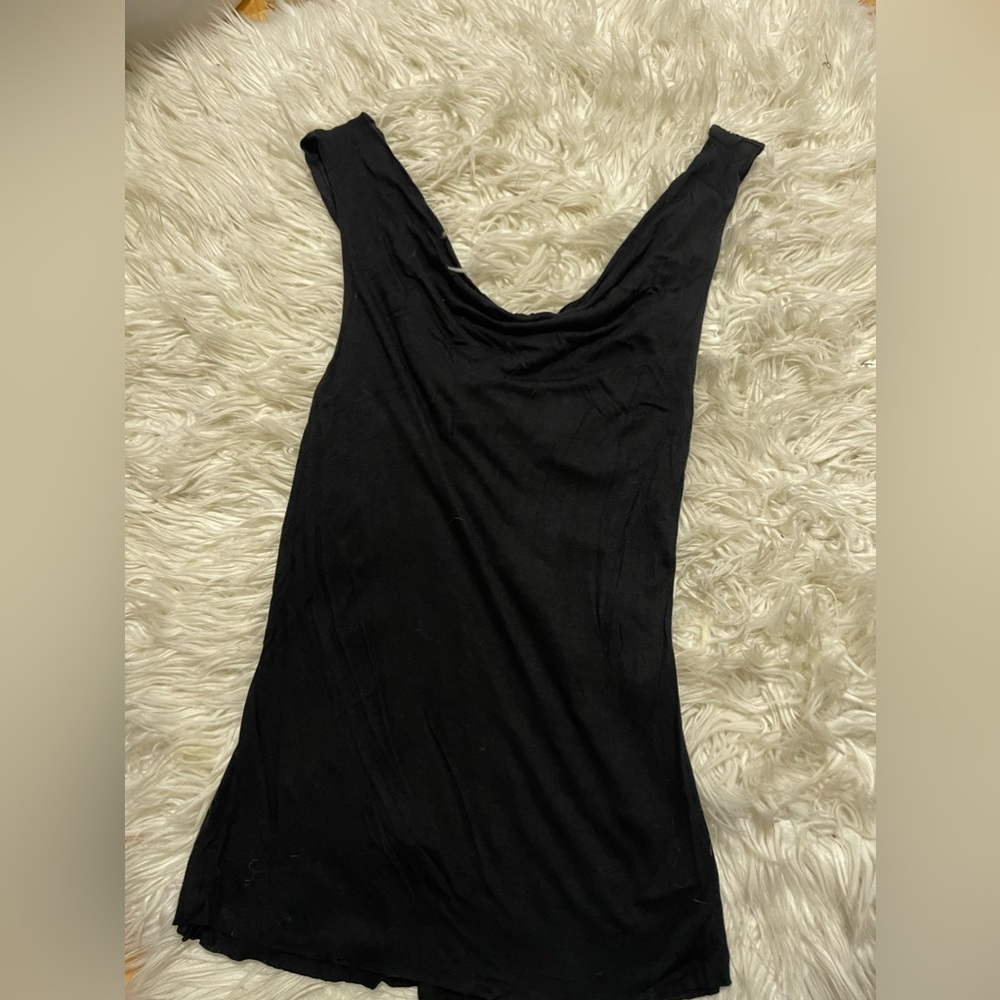 drop neck top